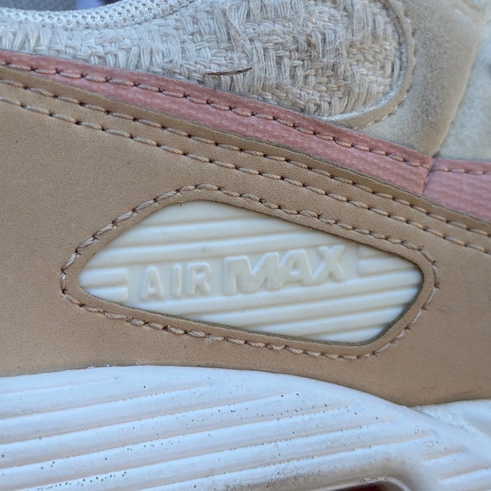 Nike Air Max 90 Sun Club Arctic Orange Sanded Gold Womens 10 DQ4016-100 Sneaker - Picture 9 of 12